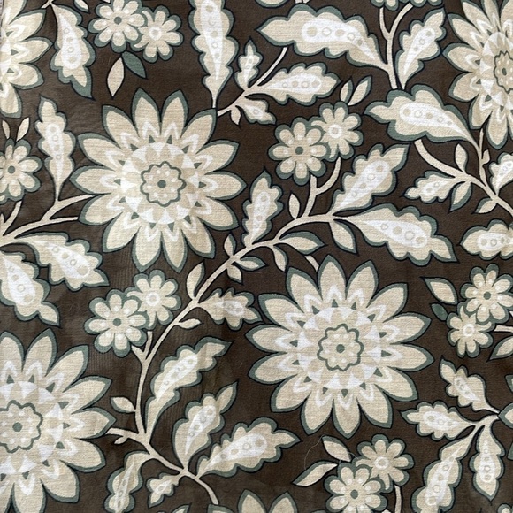 NWT Sir Xanita Floral Asymmetric Cotton Silk Maxi Dress Waist Cut Out Sz AU 4 - Picture 14 of 16